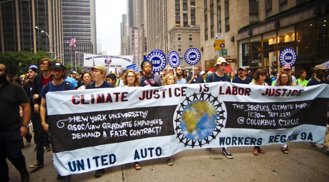 Fall Undergraduate Class: Labor and the Climate Crisis