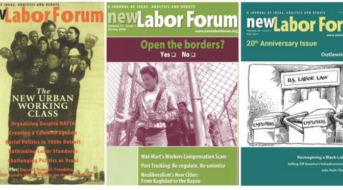 New Labor Forum Highlights: Nov 27th, 2017