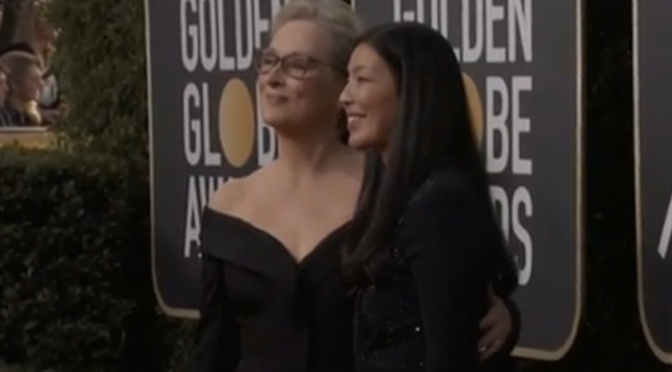 Ai-jen Poo at the Golden Globes