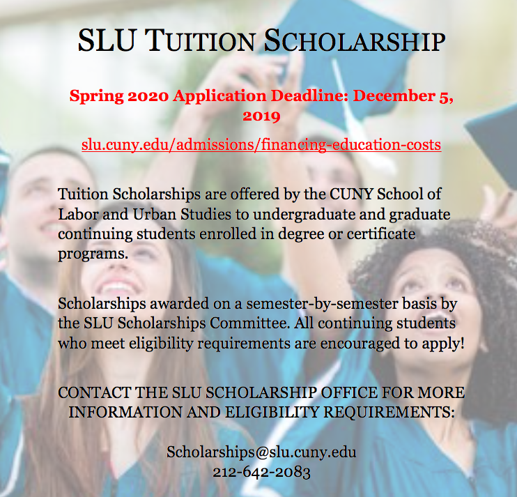 NEW DEADLINE Spring 2020 Tuition Scholarship Application Now Open